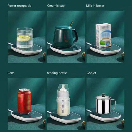 Constant Temperature Heating Thermostat Cup Set Smart Ceramic Coffee Cup - DealBuddy