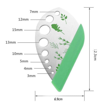 Creative 9 - hole Vanilla Cutter Multi - function Stainless Steel Vanilla Peeler Stripper - DealBuddy