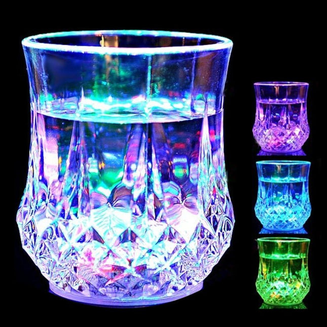 Creative Colorful LED Light Pineapple Inductive Rainbow Color Cup - DealBuddy