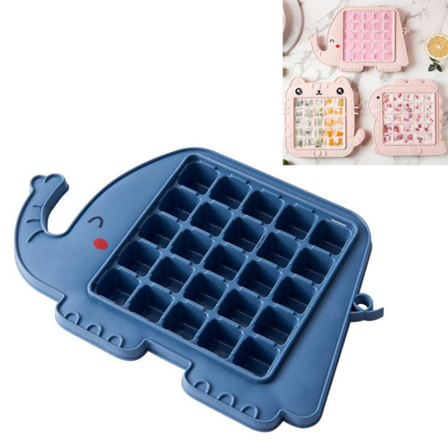 Creative Cute Cartoon Animal Shape Ice Grid Summer Homemade Children DIY Juice Popsicle Mold - DealBuddy