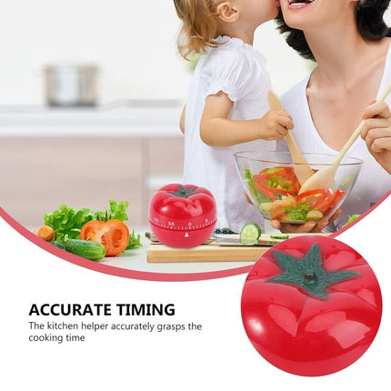 Creative Cute Tomato Shape Kitchen Mechanical Timer Alarm Reminder - DealBuddy