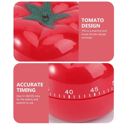 Creative Cute Tomato Shape Kitchen Mechanical Timer Alarm Reminder - DealBuddy