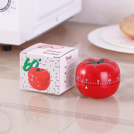 Creative Cute Tomato Shape Kitchen Mechanical Timer Alarm Reminder - DealBuddy