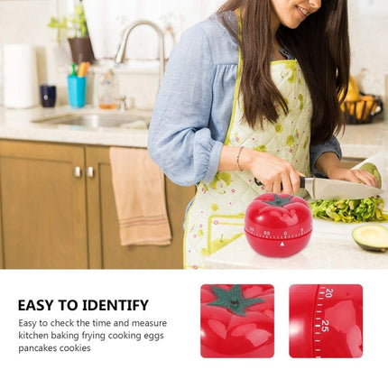 Creative Cute Tomato Shape Kitchen Mechanical Timer Alarm Reminder - DealBuddy