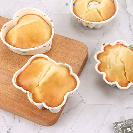 Creative DIY Silicone Cake Cup Muffin Cup Baking Mold,Style: Bear (Macron Pink) - DealBuddy