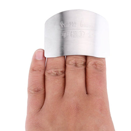 Creative Kitchen Necessary Food Vegetable Cutting Stainless Steel Hand Finger Guard Protector - DealBuddy