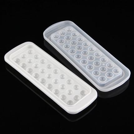 Creative Mini Ball Shaped 27 - grid Ice Mold, Random Color Delivery - DealBuddy