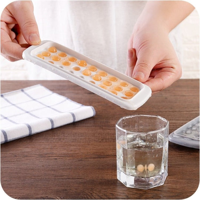 Creative Mini Ball Shaped 27 - grid Ice Mold, Random Color Delivery - DealBuddy