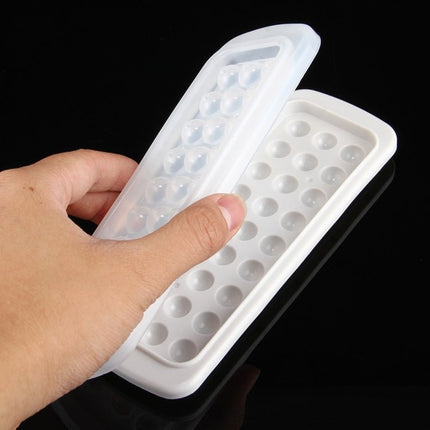 Creative Mini Ball Shaped 27 - grid Ice Mold, Random Color Delivery - DealBuddy