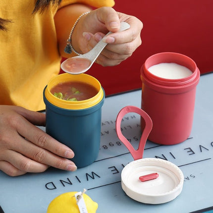 Creative Plastic Breakfast Drink Porridge Soup Anti - scald Microwave Oven Soup Cup - DealBuddy