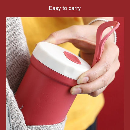 Creative Plastic Breakfast Drink Porridge Soup Anti - scald Microwave Oven Soup Cup - DealBuddy