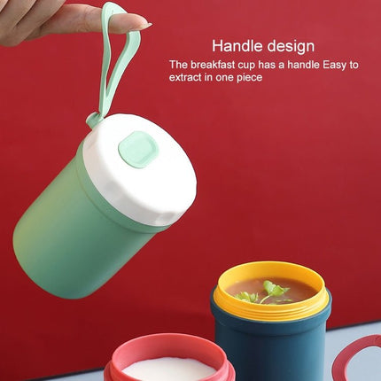 Creative Plastic Breakfast Drink Porridge Soup Anti - scald Microwave Oven Soup Cup - DealBuddy