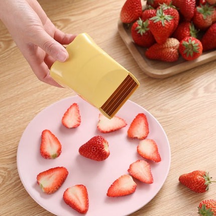 Cup Slicer Strawberry Grape Vegetable Slicing Tool Kitchen Gadget - DealBuddy