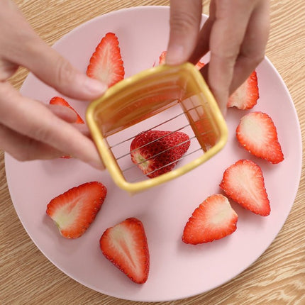 Cup Slicer Strawberry Grape Vegetable Slicing Tool Kitchen Gadget - DealBuddy
