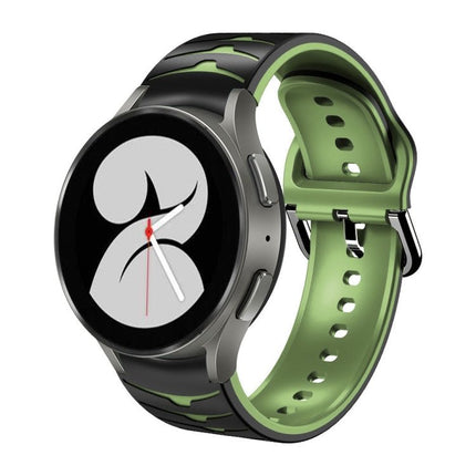Curved Texture Silicone Watch Band, For Samsung Galaxy Watch 4 44mm, For Samsung Galaxy Watch 4 40mm, For Samsung Galaxy Watch 4 Classic 42mm - DealBuddy