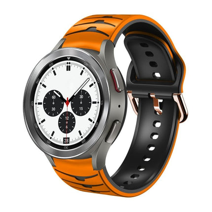 Curved Texture Silicone Watch Band, For Samsung Galaxy Watch 4 44mm, For Samsung Galaxy Watch 4 40mm, For Samsung Galaxy Watch 4 Classic 42mm - DealBuddy