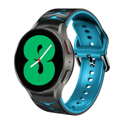Curved Texture Silicone Watch Band, For Samsung Galaxy Watch 4 44mm, For Samsung Galaxy Watch 4 40mm, For Samsung Galaxy Watch 4 Classic 42mm - DealBuddy
