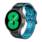 Curved Texture Silicone Watch Band, For Samsung Galaxy Watch 4 44mm, For Samsung Galaxy Watch 4 40mm, For Samsung Galaxy Watch 4 Classic 42mm - DealBuddy