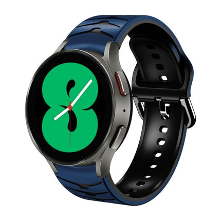 Curved Texture Silicone Watch Band, For Samsung Galaxy Watch 4 44mm, For Samsung Galaxy Watch 4 40mm, For Samsung Galaxy Watch 4 Classic 42mm - DealBuddy