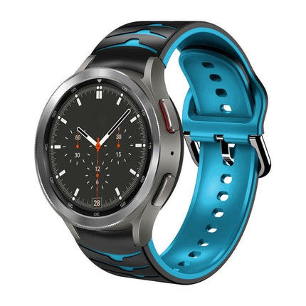 Curved Texture Silicone Watch Band, For Samsung Galaxy Watch 4 Classic 46mm - DealBuddy