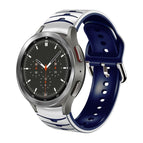 For Samsung  Galaxy Watch 4 Classic 46mm / White+Blue