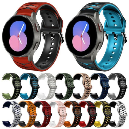 Curved Texture Silicone Watch Band, For Samsung Galaxy Watch 5 44mm, For Samsung Galaxy Watch 5 40mm, For Samsung Galaxy Watch 5 Pro 45mm - DealBuddy
