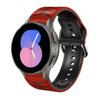 For Samsung Galaxy Watch 5 44mm / Red+Black