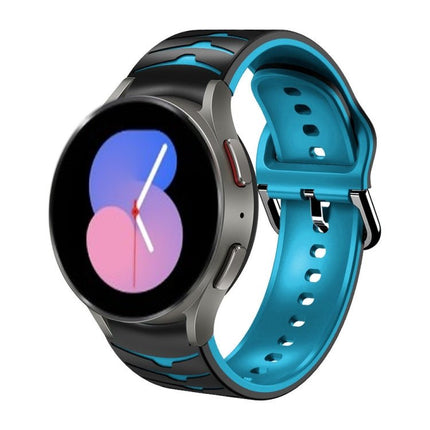 Curved Texture Silicone Watch Band, For Samsung Galaxy Watch 5 44mm, For Samsung Galaxy Watch 5 40mm, For Samsung Galaxy Watch 5 Pro 45mm - DealBuddy