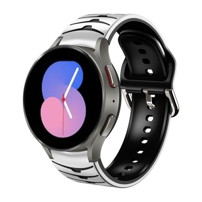 Curved Texture Silicone Watch Band, For Samsung Galaxy Watch 5 44mm, For Samsung Galaxy Watch 5 40mm, For Samsung Galaxy Watch 5 Pro 45mm - DealBuddy