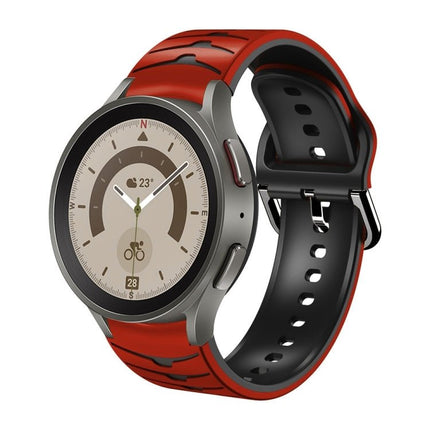 Curved Texture Silicone Watch Band, For Samsung Galaxy Watch 5 44mm, For Samsung Galaxy Watch 5 40mm, For Samsung Galaxy Watch 5 Pro 45mm - DealBuddy