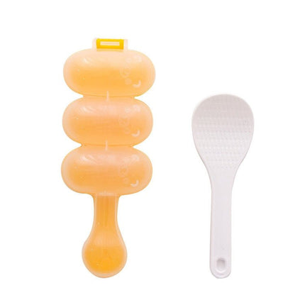 Cute Style Food - grade Sushi Rice Ball Shaker Mold with Spoon for Kids, Random Color Delivery - DealBuddy