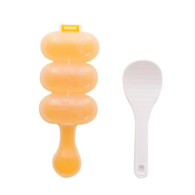 Cute Style Food - grade Sushi Rice Ball Shaker Mold with Spoon for Kids, Random Color Delivery - DealBuddy