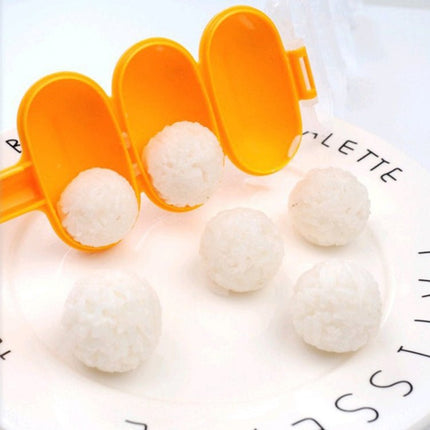 Cute Style Food - grade Sushi Rice Ball Shaker Mold with Spoon for Kids, Random Color Delivery - DealBuddy