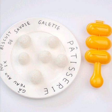 Cute Style Food - grade Sushi Rice Ball Shaker Mold with Spoon for Kids, Random Color Delivery - DealBuddy