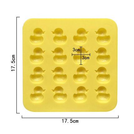 Cute Yellow Duck Silicone Chocolate Mould Fire Lacquer Wax Mold - DealBuddy