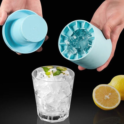 Cylindrical Silicone Ice Cube Cup Ice Making Mold - DealBuddy