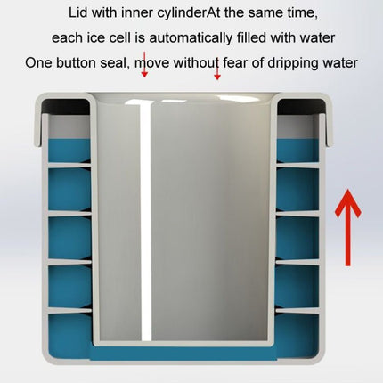 Cylindrical Silicone Ice Cube Cup Ice Making Mold - DealBuddy