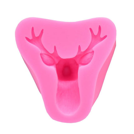 Deer Head Silicone Fondant Cake Mold - DealBuddy