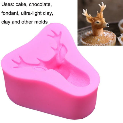 Deer Head Silicone Fondant Cake Mold - DealBuddy