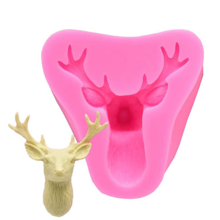 Deer Head Silicone Fondant Cake Mold - DealBuddy