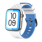 For Apple Watch 46mm / 49mm / 45mm / 44mm / White+Blue