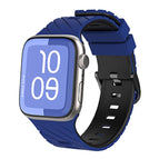 For Apple Watch 46mm / 49mm / 45mm / 44mm / Gemstone Blue +Black