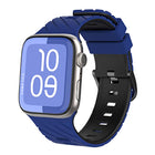 Diagonal Two - Color Silicone Watch Band, For Apple Watch 46mm / 49mm / 45mm / 44mm - DealBuddy