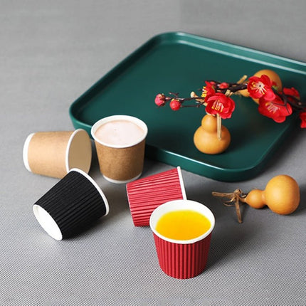 Disposable Thickened Anti - scalding Corrugated Coffee Cup - DealBuddy