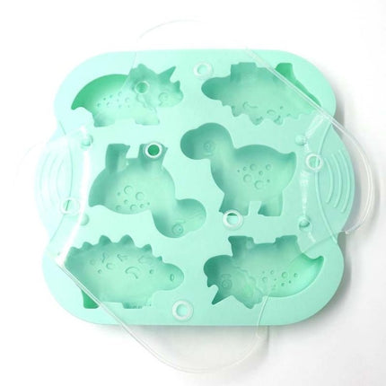 DIY 6 Grid Silicone Dinosaur Cake Mold Baby Food Supplement Mold Baking Tools - DealBuddy