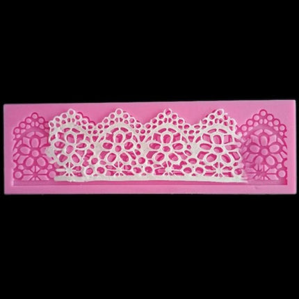 DIY Baking Tools Lace Silicone Moulds Fondant Cake Surrounding Decoration Tools Chocolate Mould - DealBuddy