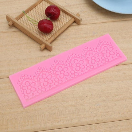 DIY Baking Tools Lace Silicone Moulds Fondant Cake Surrounding Decoration Tools Chocolate Mould - DealBuddy