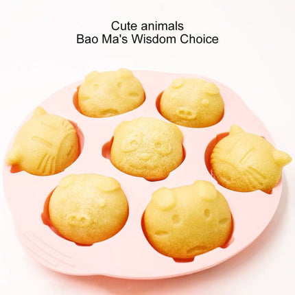 DIY Cartoon Silicone Cake Mold Baby Food Supplement Mold Baking Tools - DealBuddy