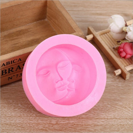 DIY Chocolate Cake Pudding Decoration Tool Face Silicone Model Baking Mold - DealBuddy