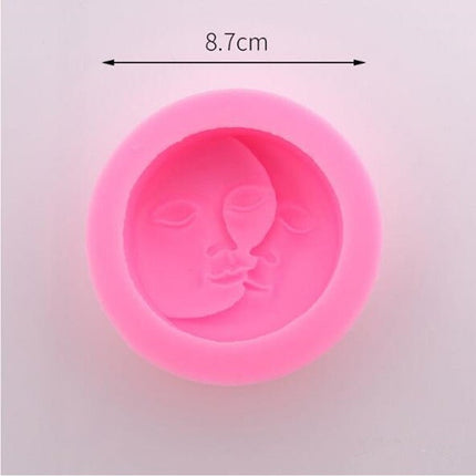 DIY Chocolate Cake Pudding Decoration Tool Face Silicone Model Baking Mold - DealBuddy